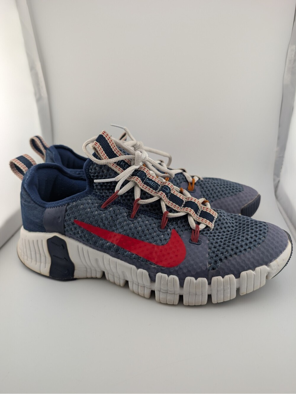 Nike Men's Size 11 Free Metcon 3 AMP "USA" Blue Red Sneakers